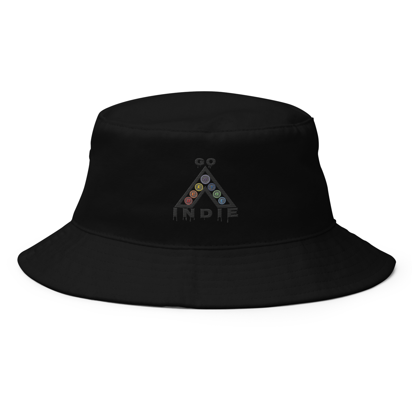IndieGoActiv Embroidered Bucket Hat