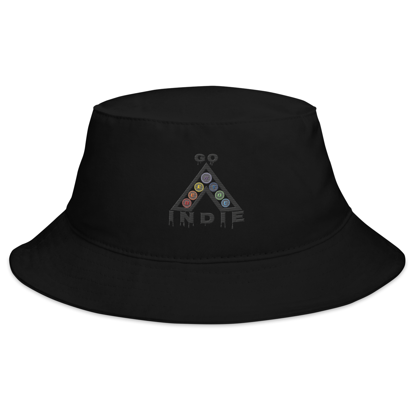 IndieGoActiv Embroidered Bucket Hat