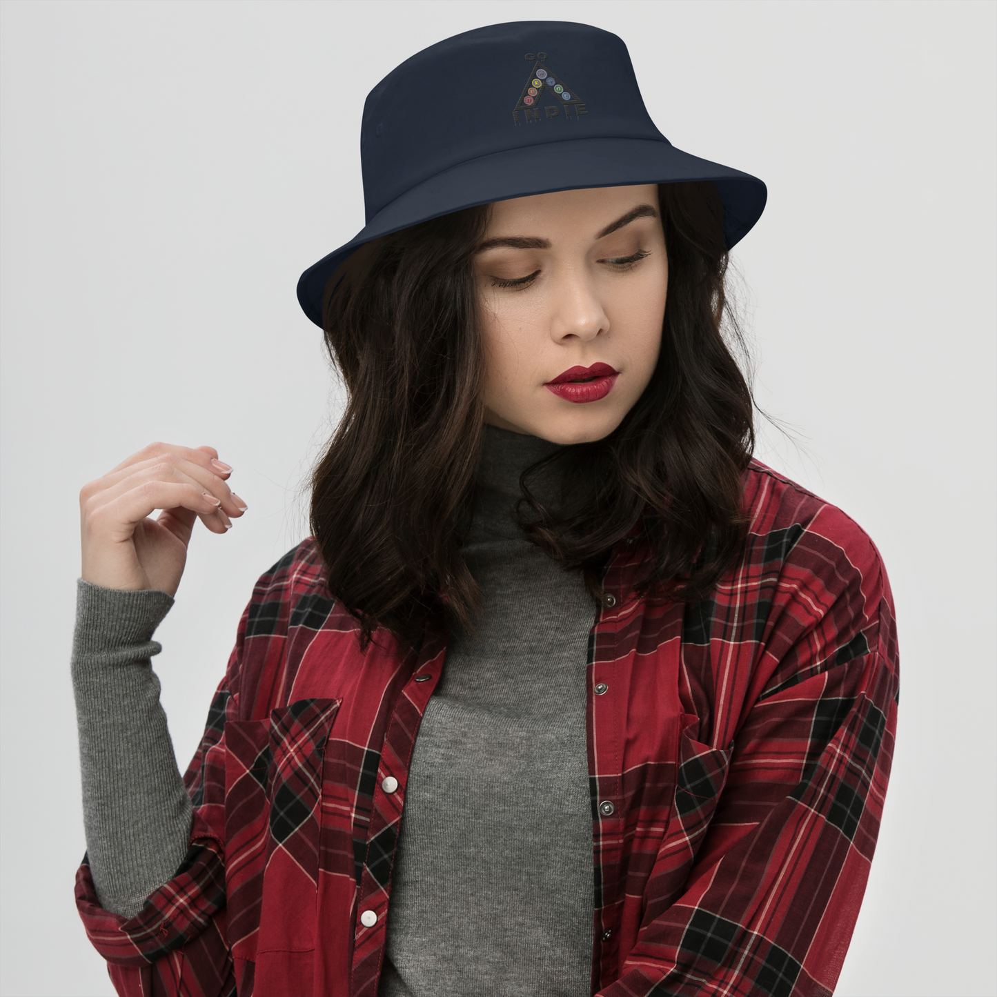 IndieGoActiv Embroidered Bucket Hat