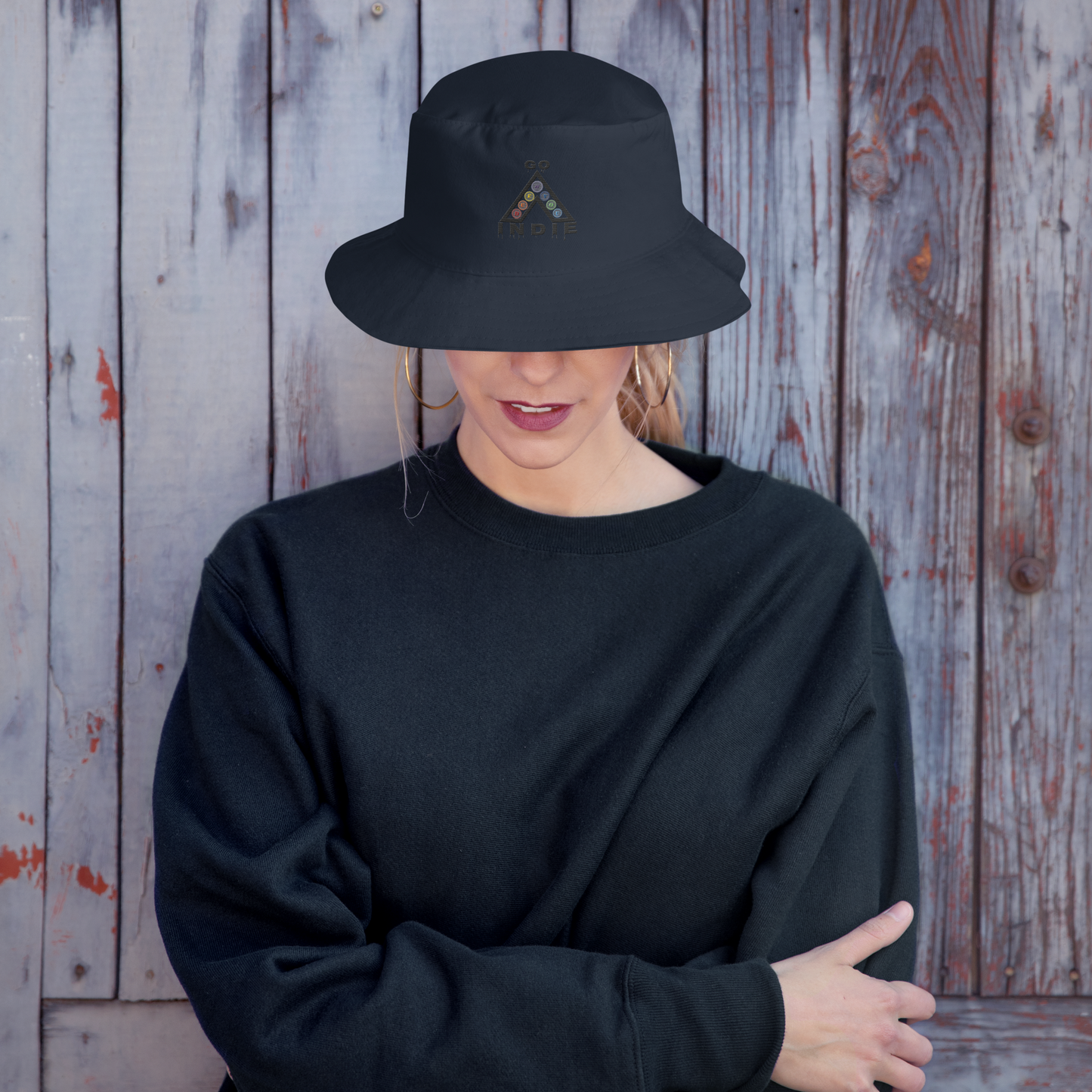 IndieGoActiv Embroidered Bucket Hat