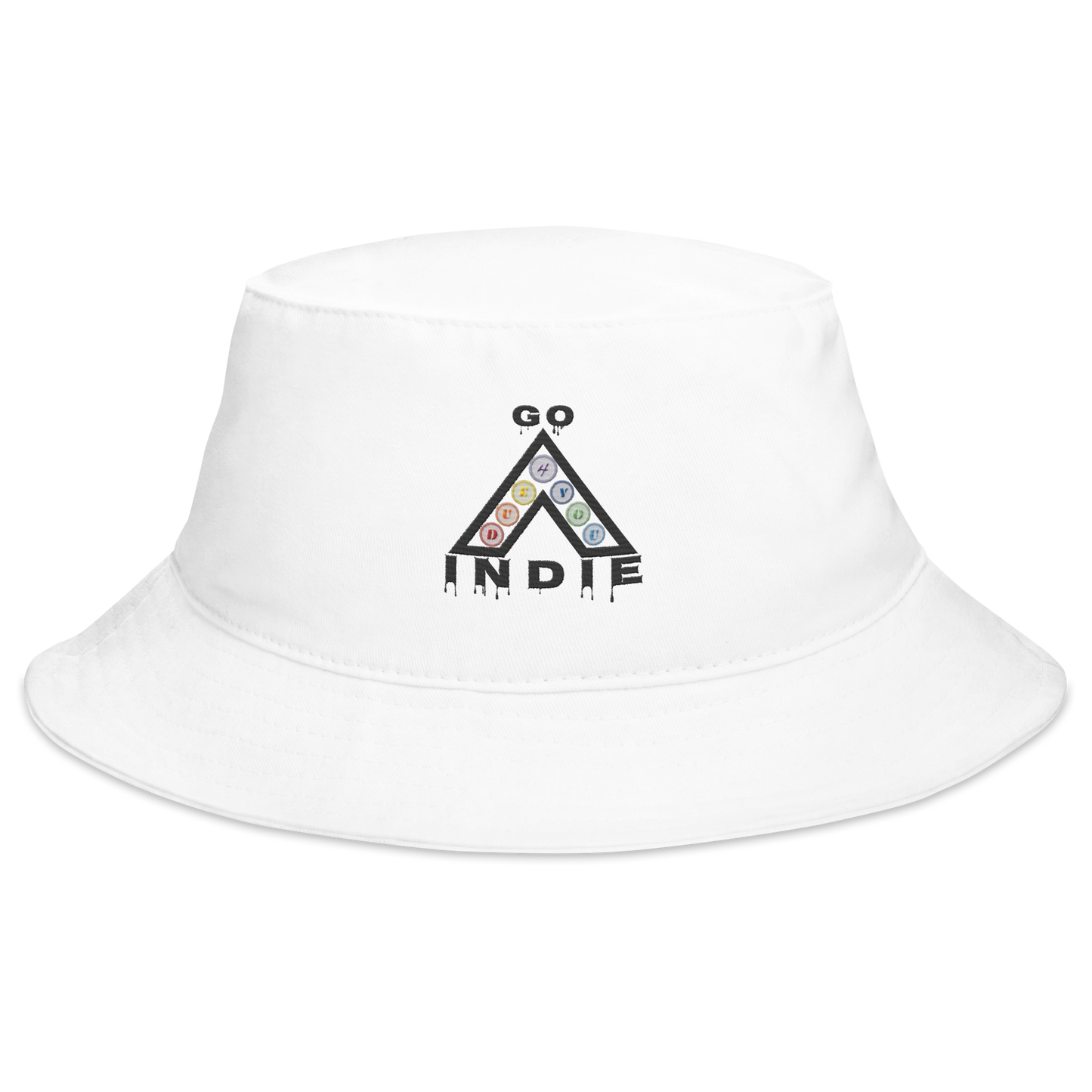 IndieGoActiv Embroidered Bucket Hat