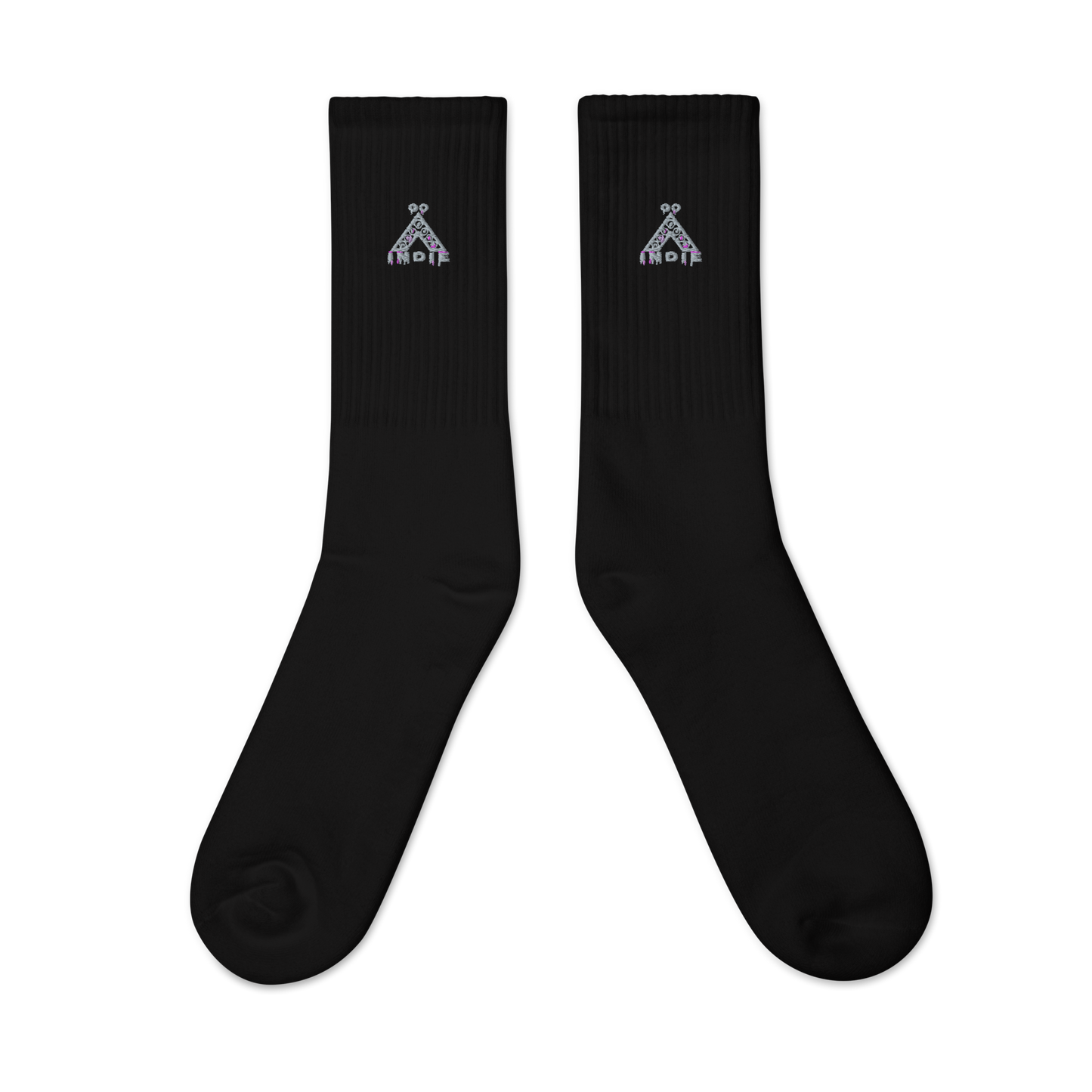 IndieGoActiv Embroidered socks
