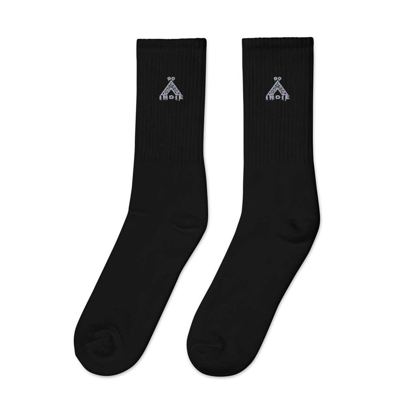 IndieGoActiv Embroidered socks