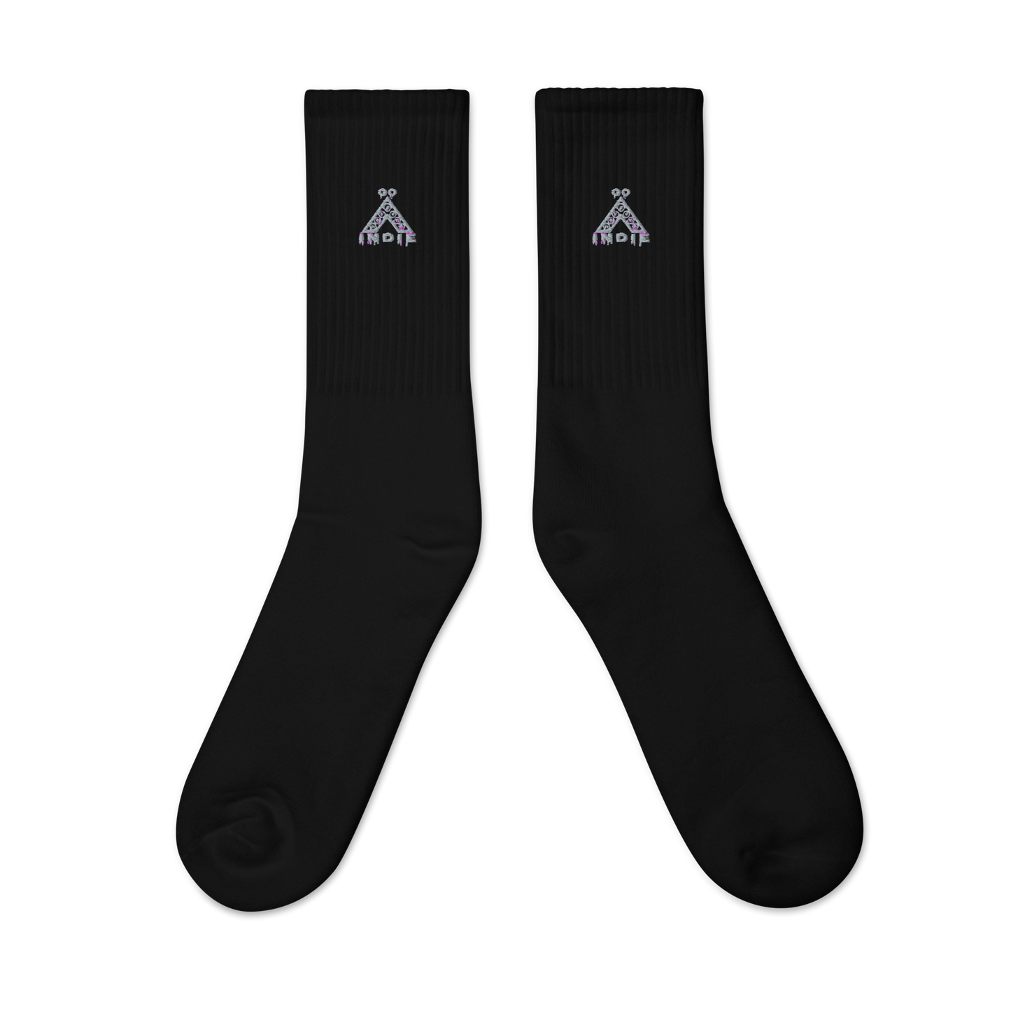 IndieGoActiv Embroidered socks
