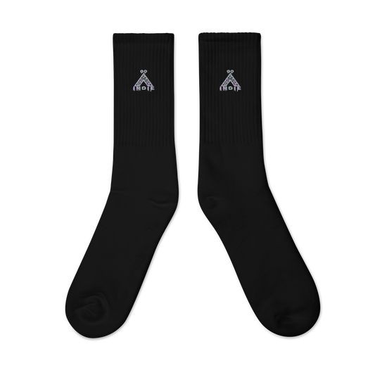 IndieGoActiv Embroidered socks