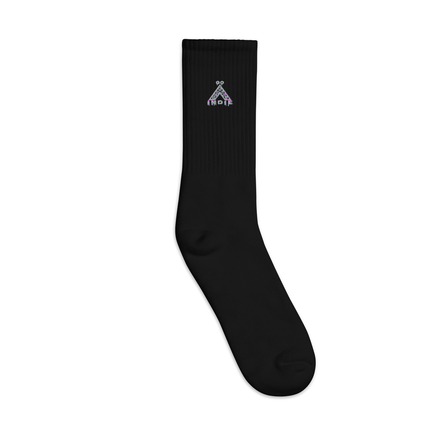IndieGoActiv Embroidered socks
