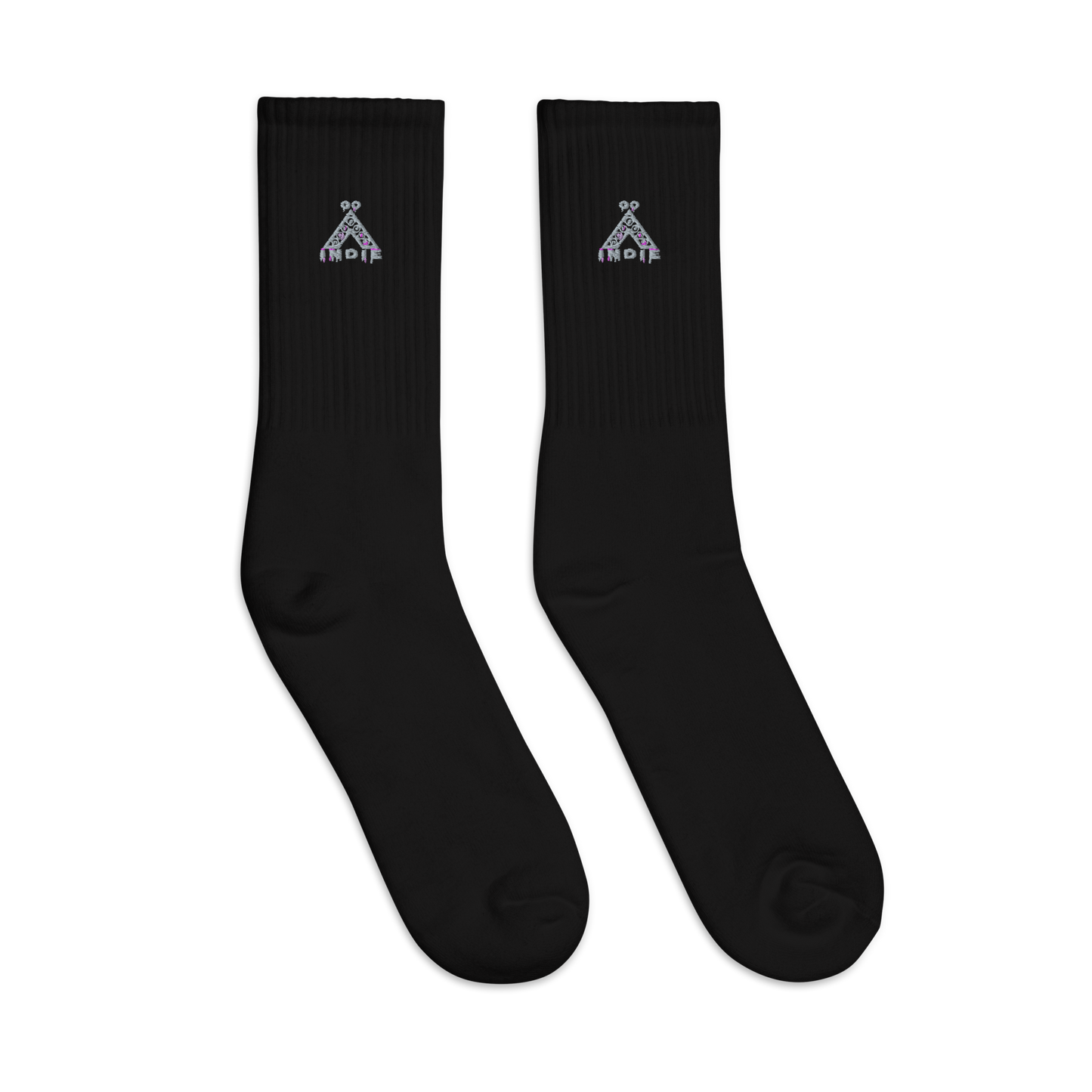 IndieGoActiv Embroidered socks