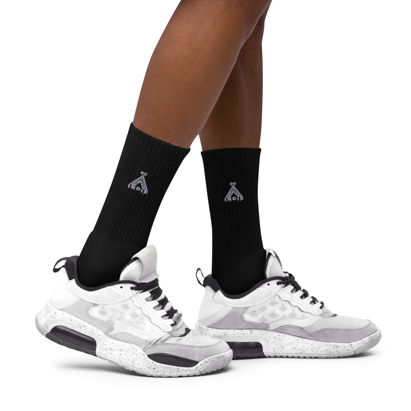 IndieGoActiv Embroidered socks