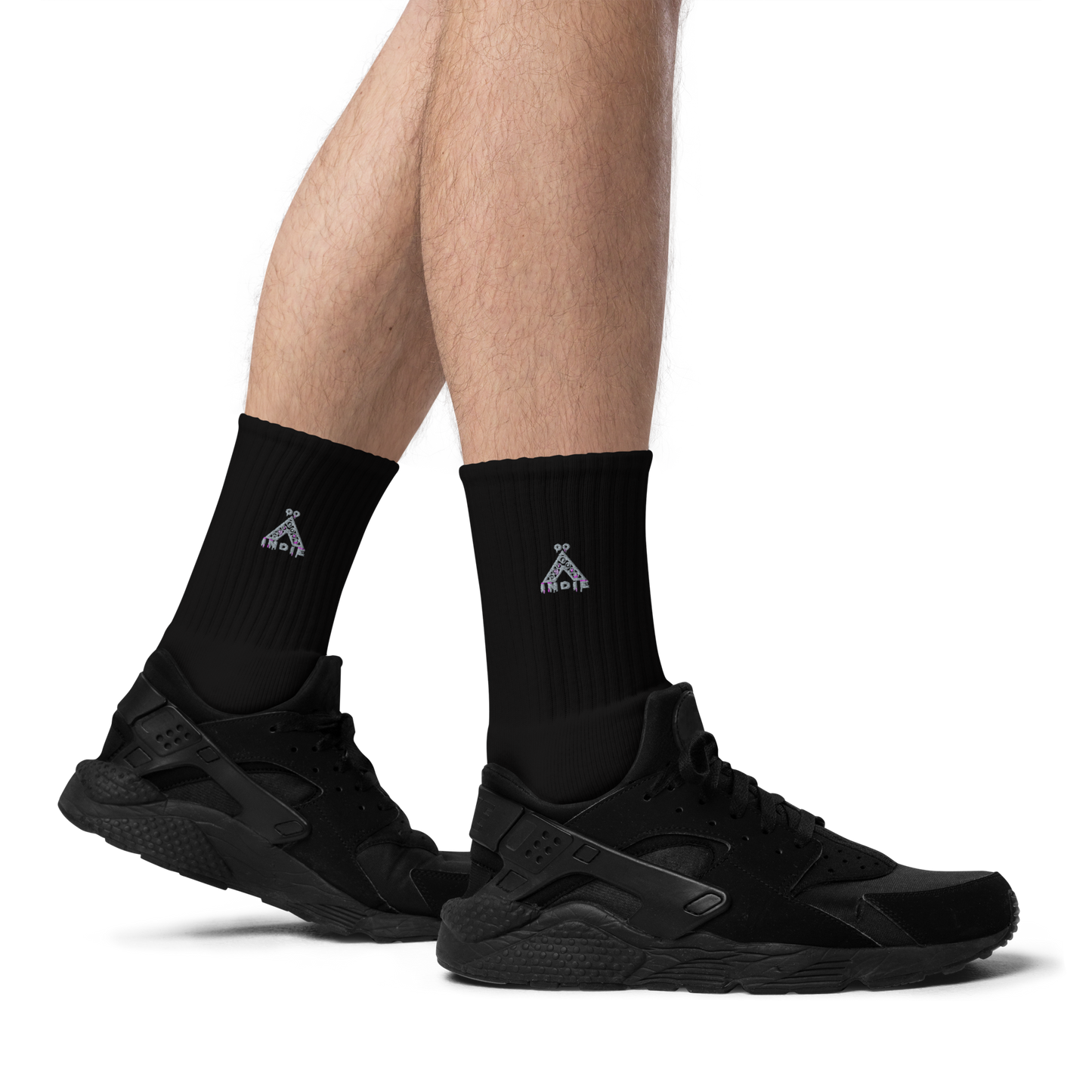 IndieGoActiv Embroidered socks