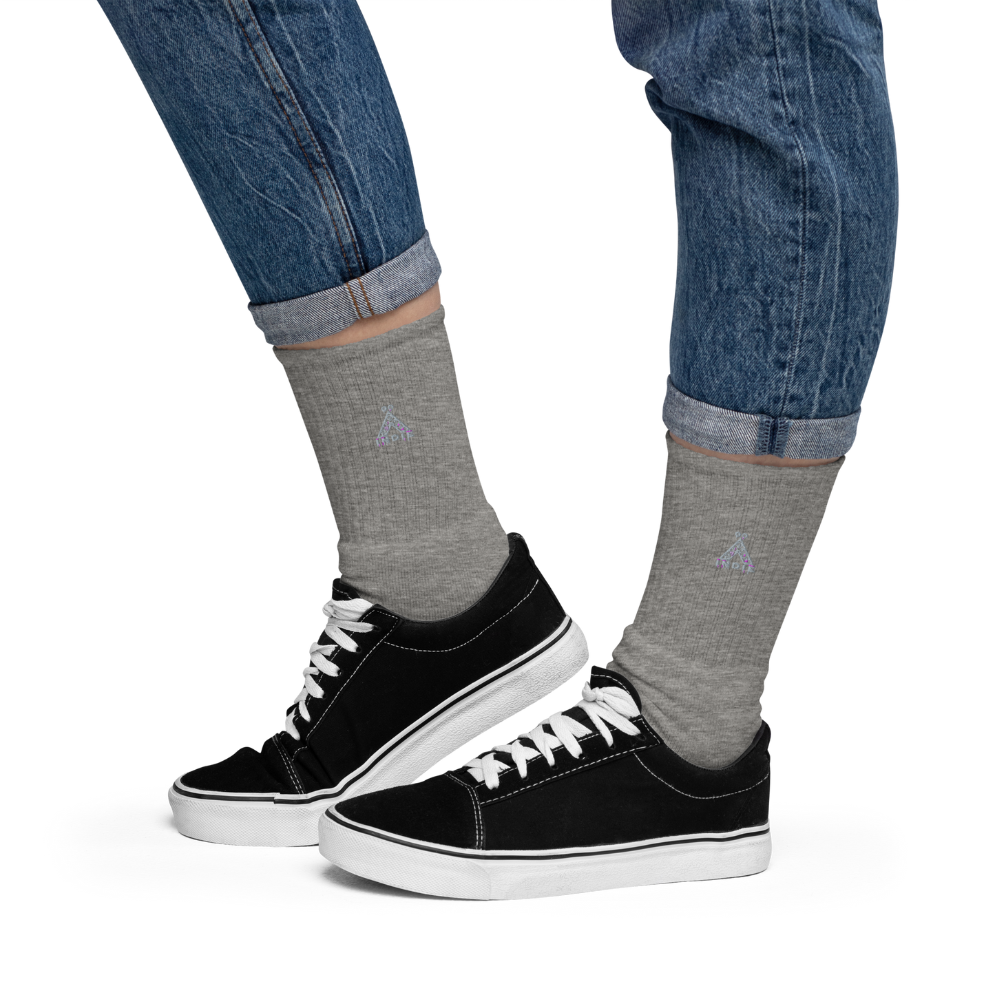 IndieGoActiv Embroidered socks