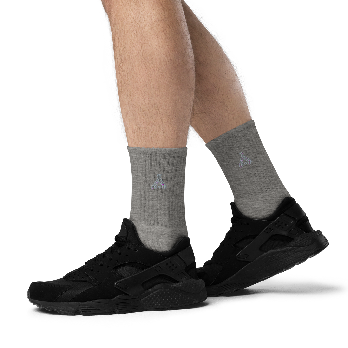 IndieGoActiv Embroidered socks