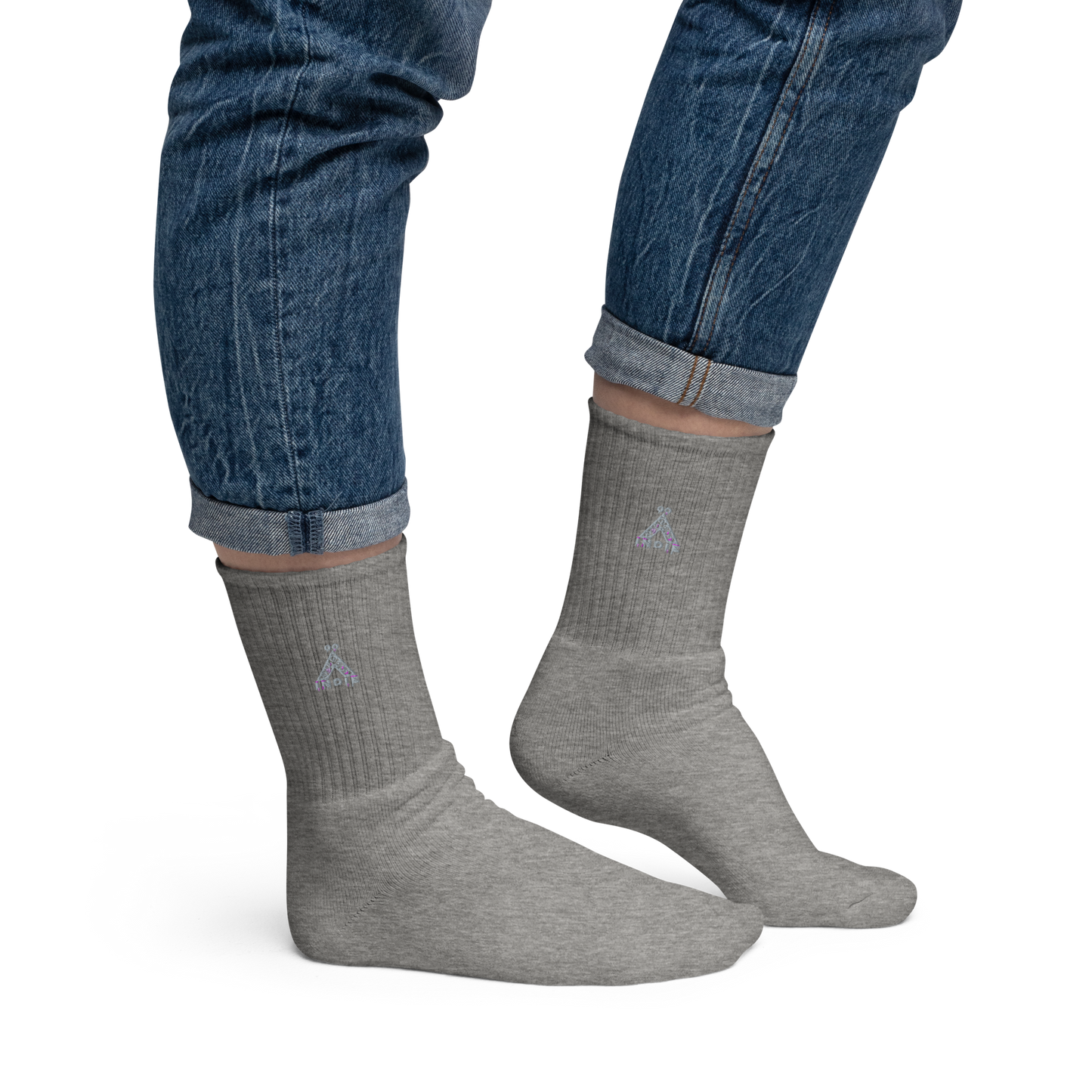 IndieGoActiv Embroidered socks