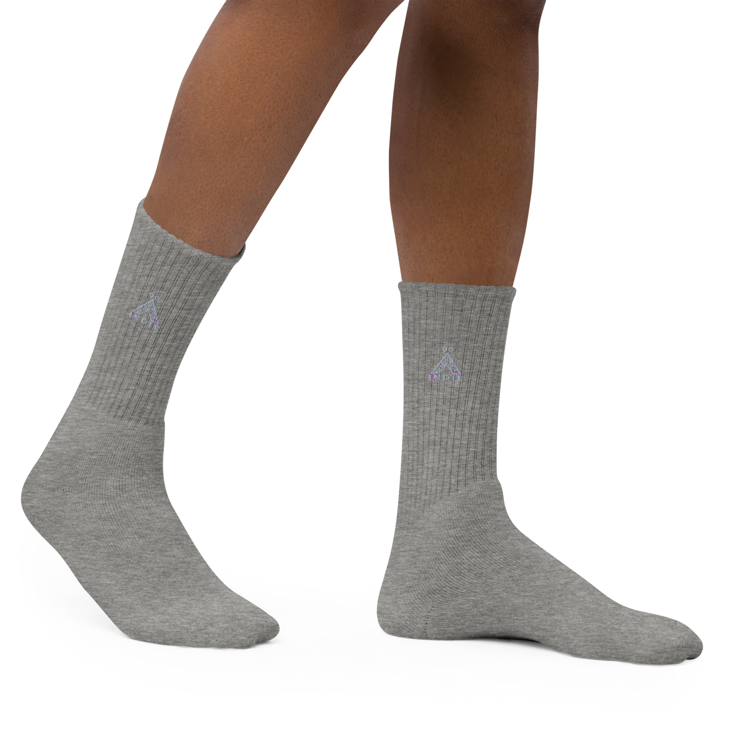 IndieGoActiv Embroidered socks