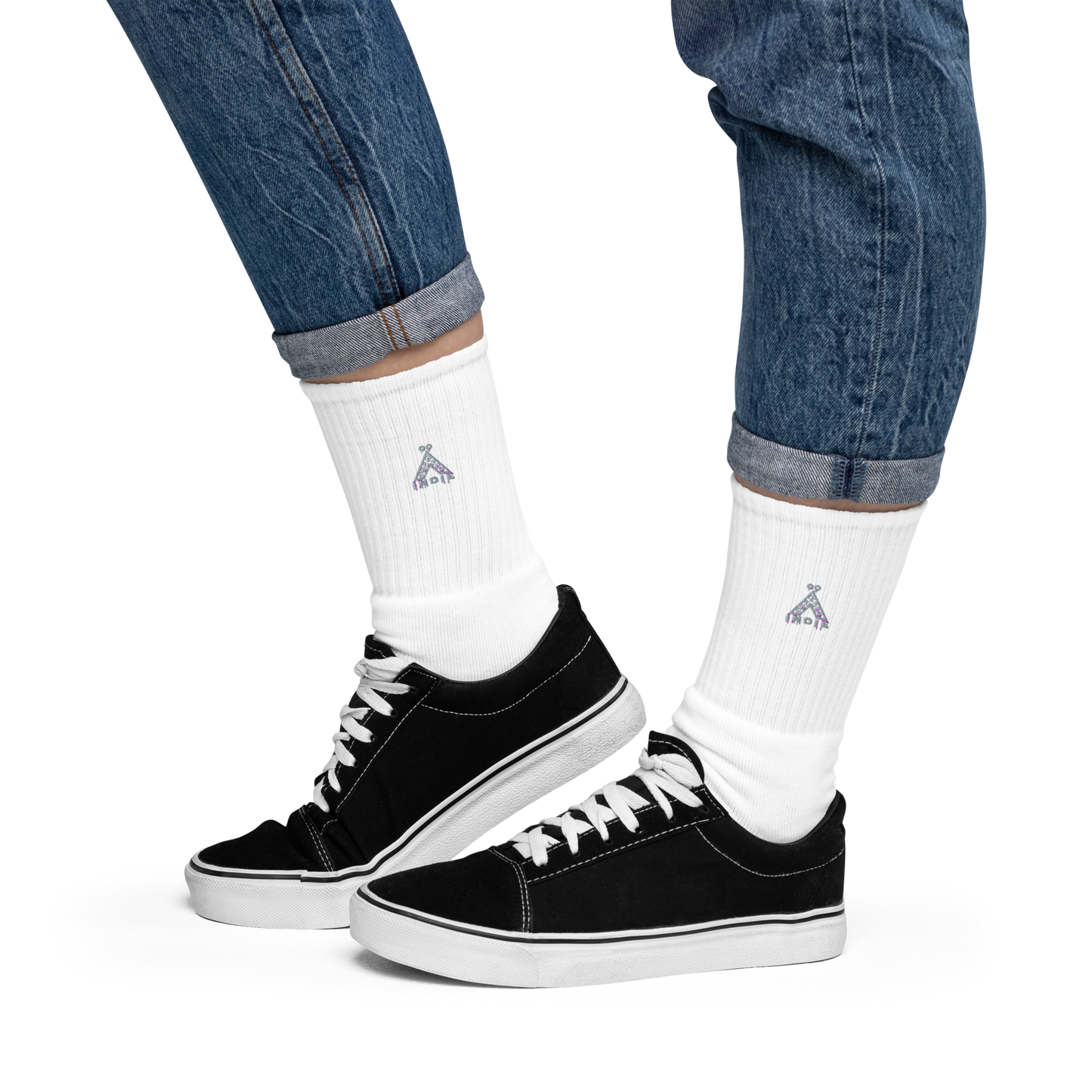 IndieGoActiv Embroidered socks