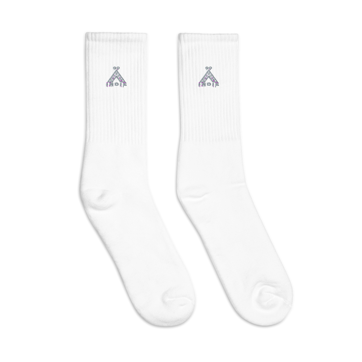 IndieGoActiv Embroidered socks