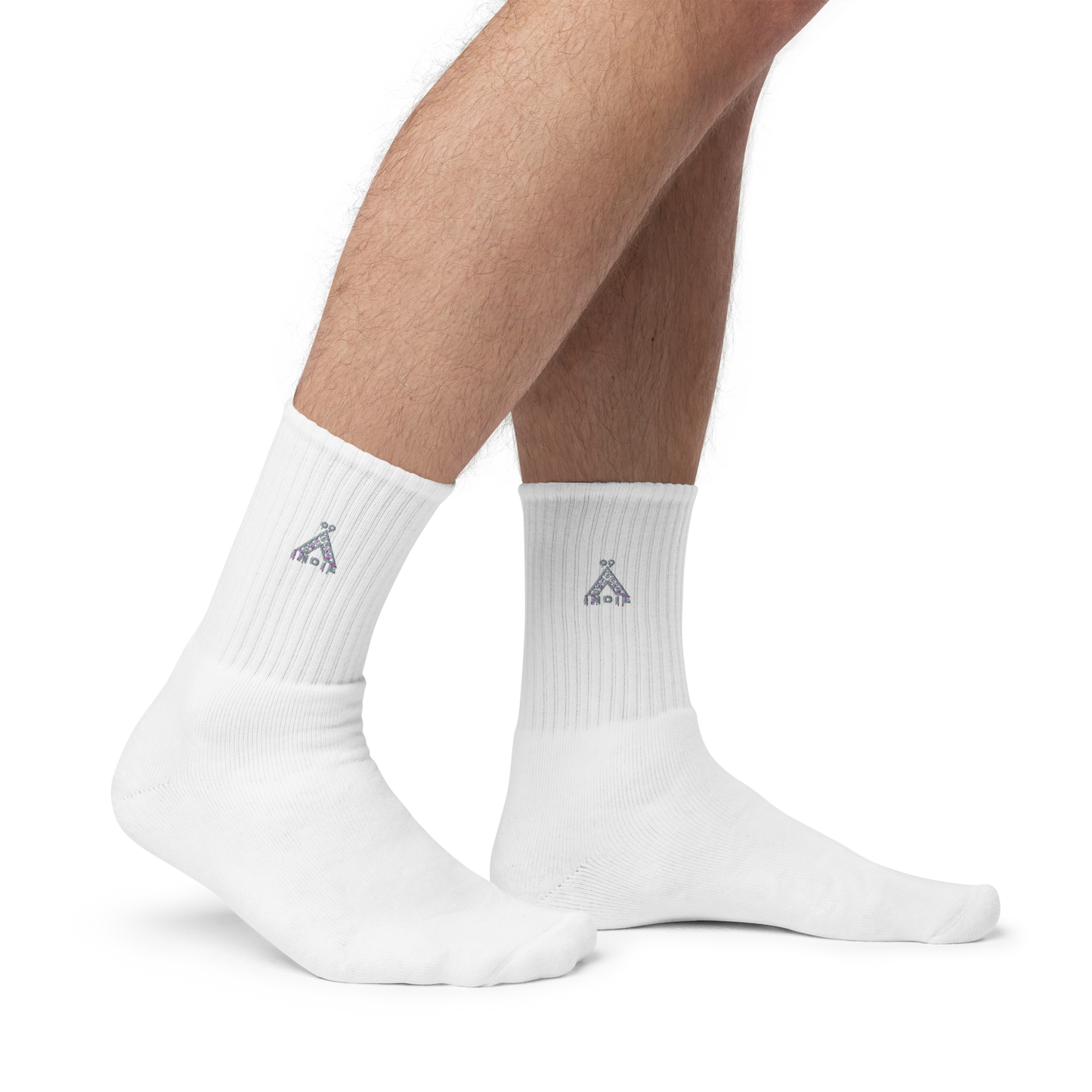 IndieGoActiv Embroidered socks