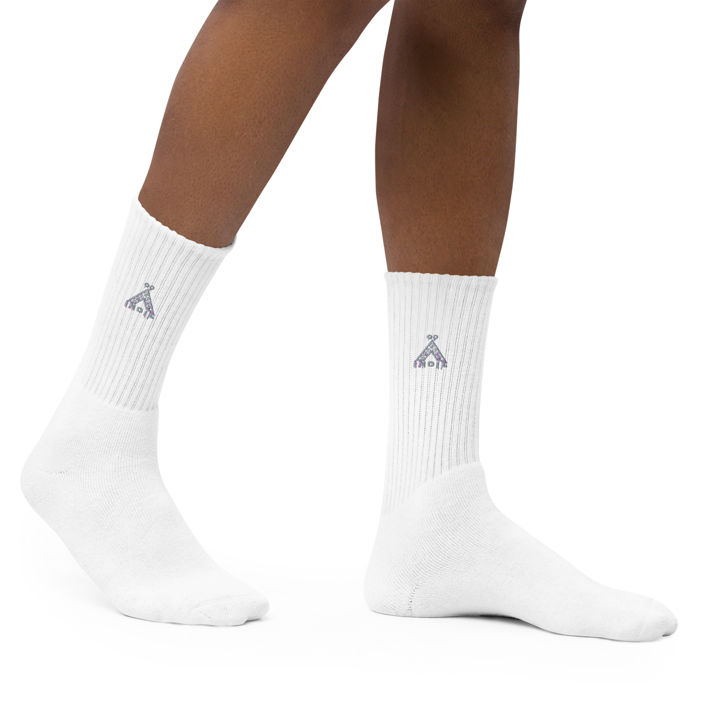 IndieGoActiv Embroidered socks