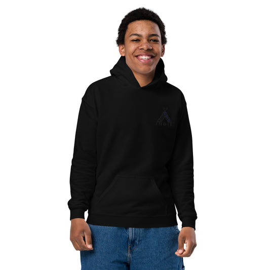 IndieGoActiv Embroidered Youth Hoodie